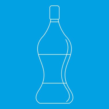 Gazoz sular simgesi, anahat stili