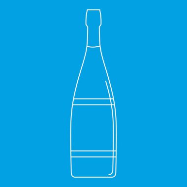 Cam şişe simgesi, anahat stili