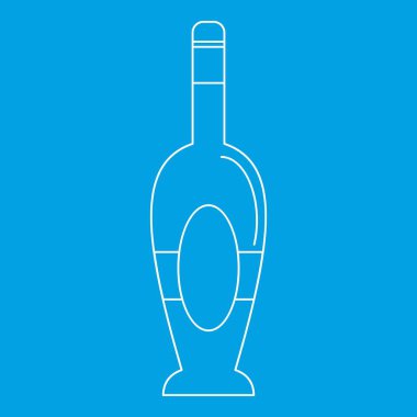 Tatil şişe simgesi, anahat stili