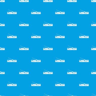 Troleybüs desen kesintisiz mavi