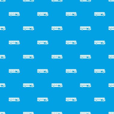 Otobüs desen kesintisiz mavi