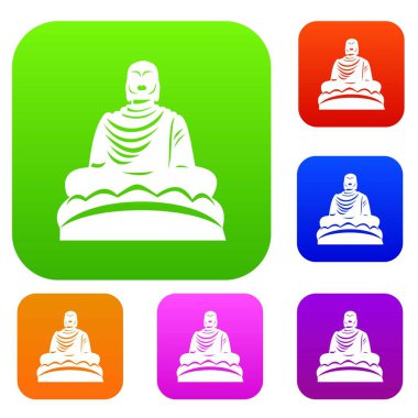 Buda heykeli koleksiyonu ayarla