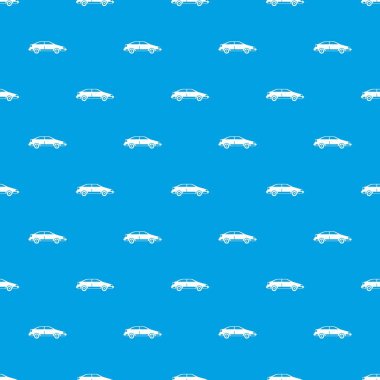 Araba desen kesintisiz mavi