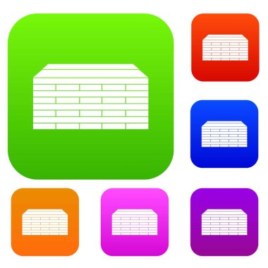 Ahşap palet koleksiyonu ayarla