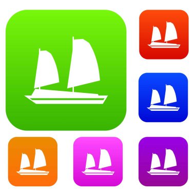 Vietnamca önemsiz tekne koleksiyonu ayarla