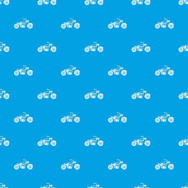 Motosiklet desen kesintisiz mavi