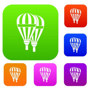 Balonlar koleksiyonu ayarla