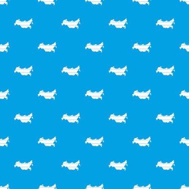 Rusya desen kesintisiz mavi Haritası