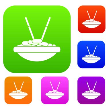 Pirinç çubuk ile koleksiyonu ayarla