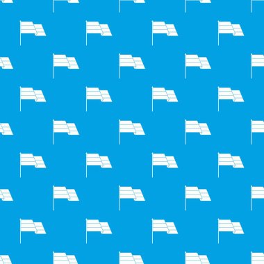 Kesintisiz mavi bayrak deseni