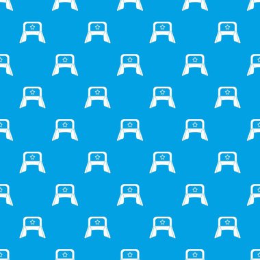 Güzelliğini desen kesintisiz Mavi şapka