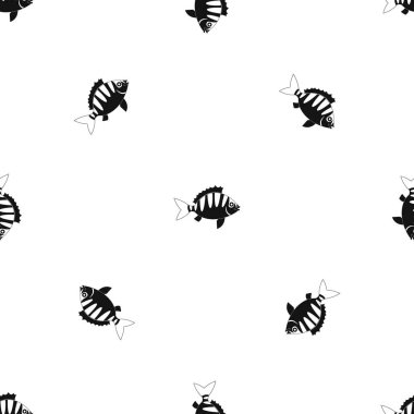 Levrek sorunsuz siyah desen