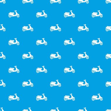 Vespa scooter model sorunsuz mavi