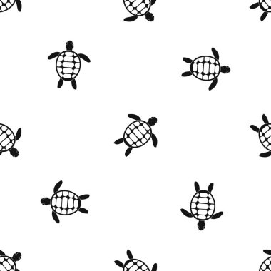 Kaplumbağa desen sorunsuz siyah