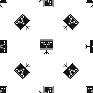 Futbol veya futbol alanı düzeni desen sorunsuz siyah