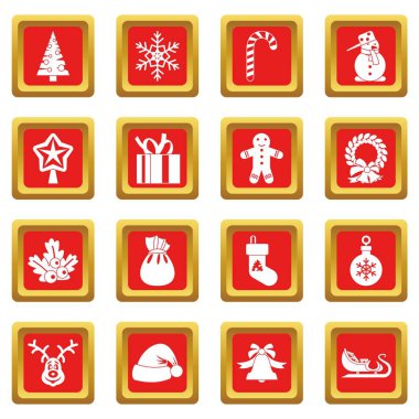 Noel simge kırmızı ayarla