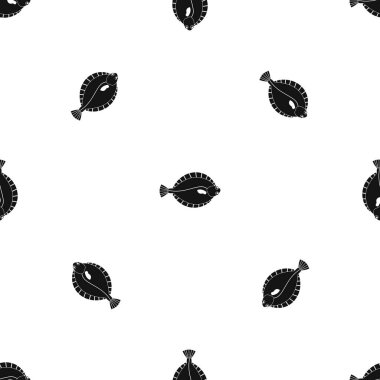 Pisi balığı desen sorunsuz siyah