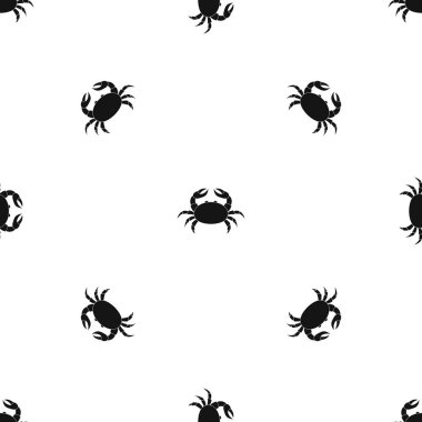 Ham yengeç desen sorunsuz siyah