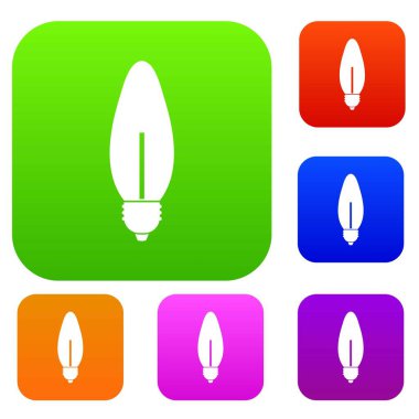 Lamba oval şekil koleksiyonu ayarla