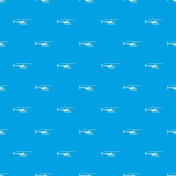 Vrtulník vzor seamless modrá — Stockový vektor