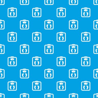 Zemin ölçekleri desen kesintisiz mavi