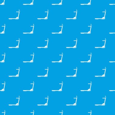 spor koşu bandı çalışan yol ekipmanları desen kesintisiz mavi