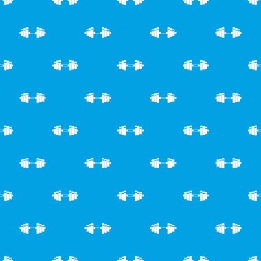 Halter desen kesintisiz mavi