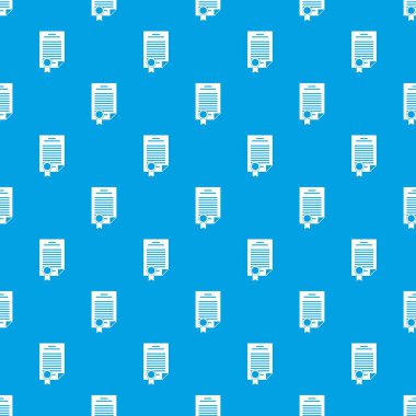 Sözleşme desen kesintisiz mavi