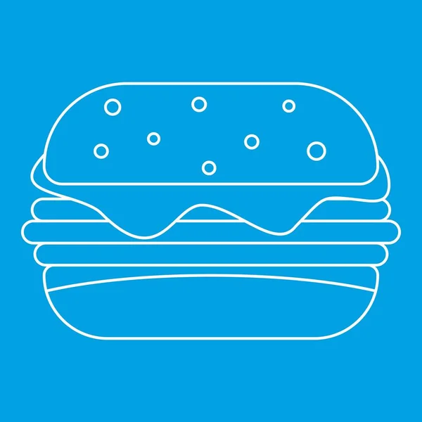Ícone sanduíche, estilo esboço — Vetor de Stock