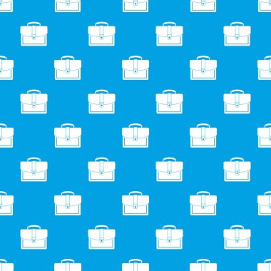 İş evrak çantası desen kesintisiz mavi