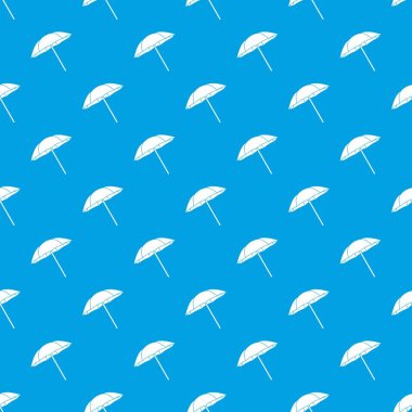 Şemsiye desen kesintisiz mavi