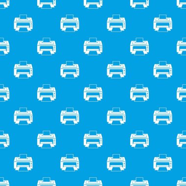 Yazıcı desen kesintisiz mavi