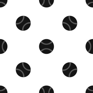 Beyzbol desen sorunsuz siyah