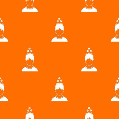 Tabletler üzerinde kafa desen sorunsuz adamla