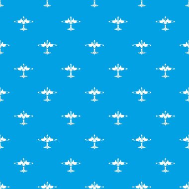 Askeri savaş uçağı kesintisiz mavi model