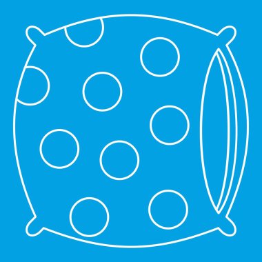 Yastık simgesi, anahat stili