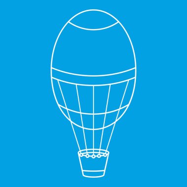 Hava balonu simgesini, anahat stili