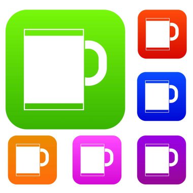 Çay Kupa koleksiyonu ayarla