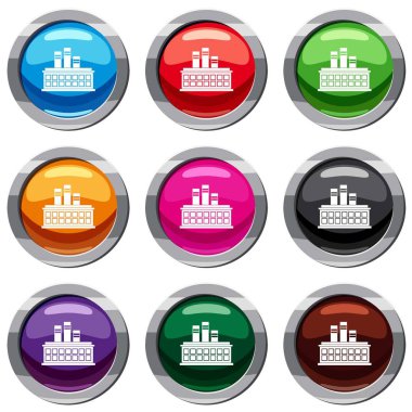 Petrol rafineri tesisi 9 koleksiyonu ayarla