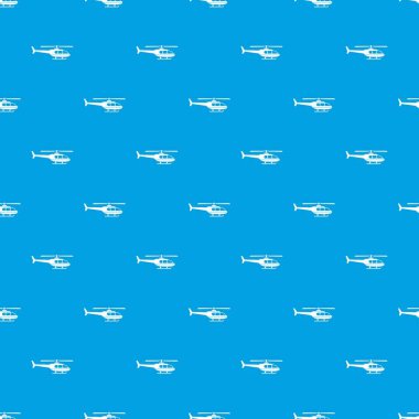 Askeri helikopter desen kesintisiz mavi