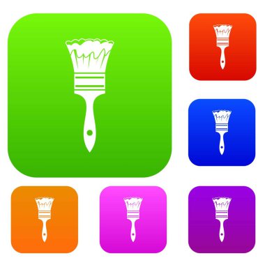 Boya fırça set koleksiyonu