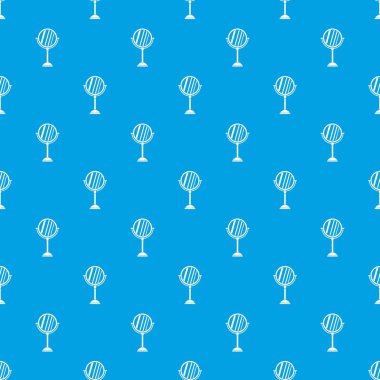 Makyaj aynası desen kesintisiz mavi