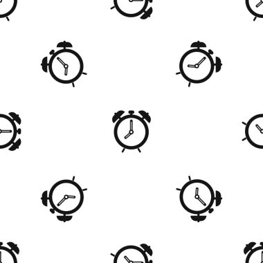 Çalar saat desen sorunsuz siyah