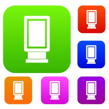 İşaretler reklam koleksiyonu ayarla