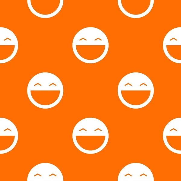 Laughing emotpattern seamless — Stock Vector