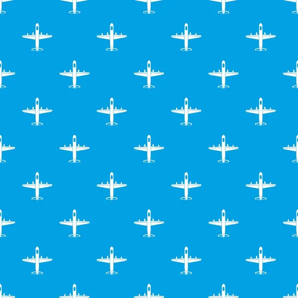 Patrón plano militar sin costura azul — Vector de stock