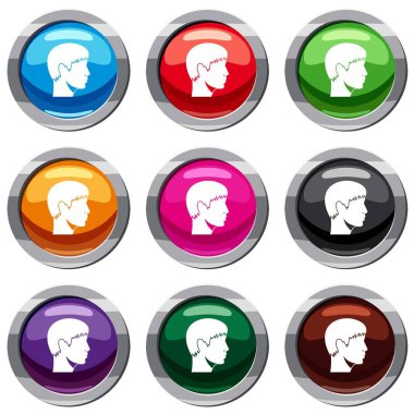 Adam baş 9 koleksiyonu ayarla