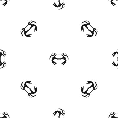 Ham yengeç desen sorunsuz siyah