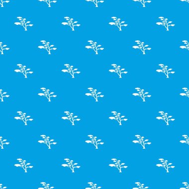 Sedir desen kesintisiz mavi