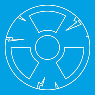 Radyasyon simgesi, anahat stili